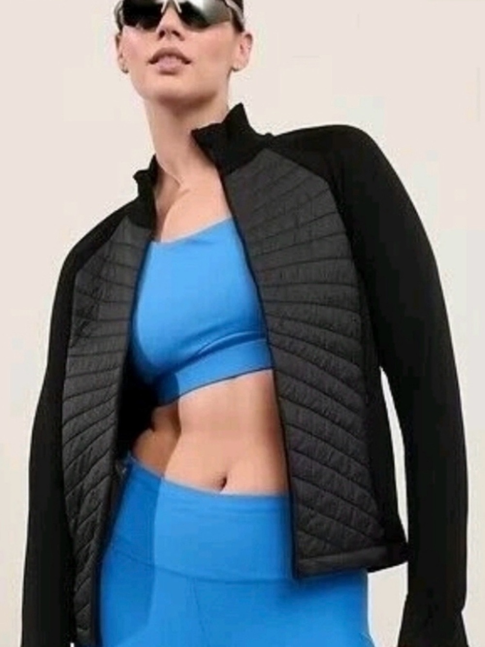 ATHLETA Flurry Force Insulated Primaloft Black Jacket Size Medium